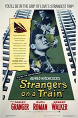 Theatrical poster for Strangers on a Train